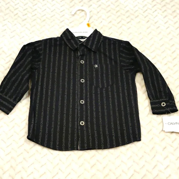 12 month black dress shirt 751L main image 0